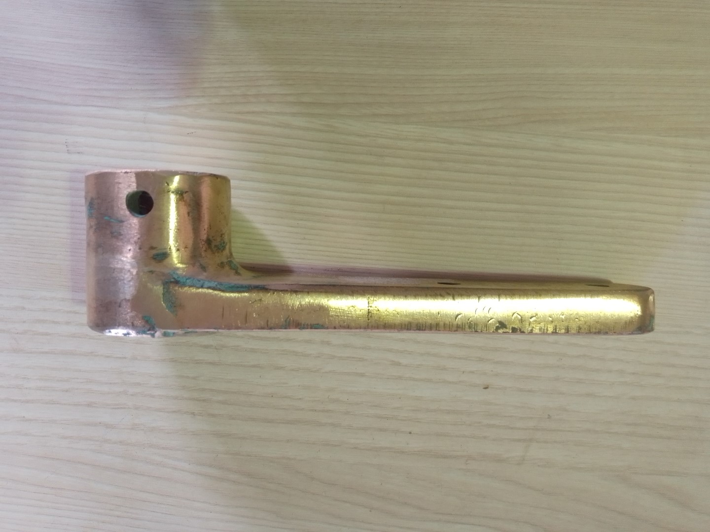 Retro Gold Rudder Bronze Rudder Arm 1