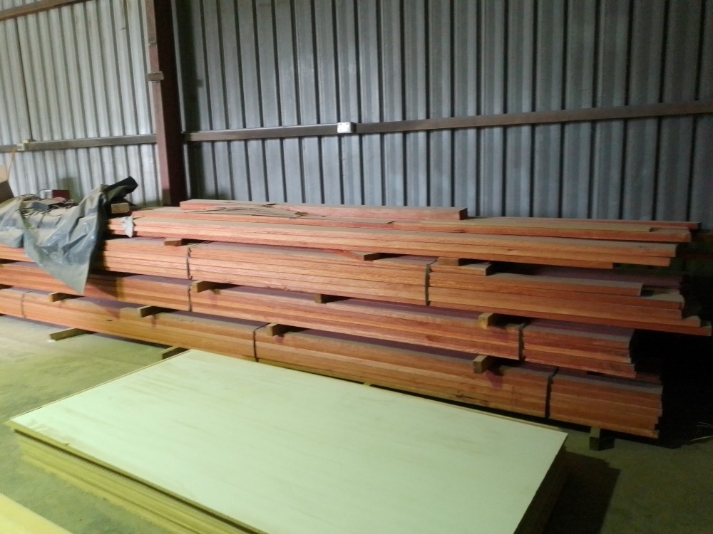 image of blue gum timber rough sawn