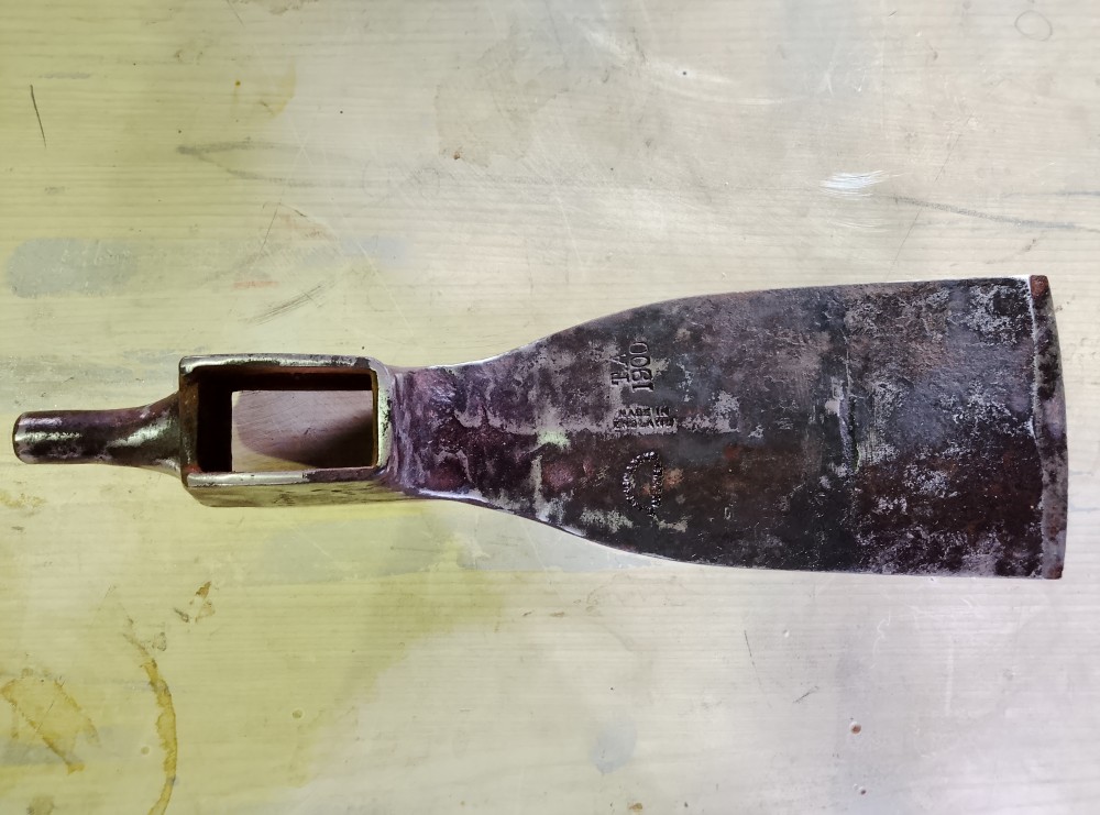 image of a second hand adze head