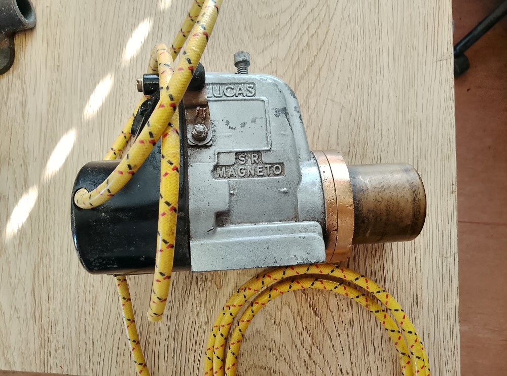 Image of a second hand Lucas Magneto with 3 leads
