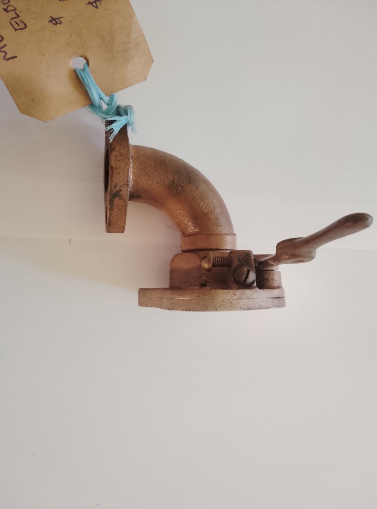Image of a model D inlet elbow and throttle arm