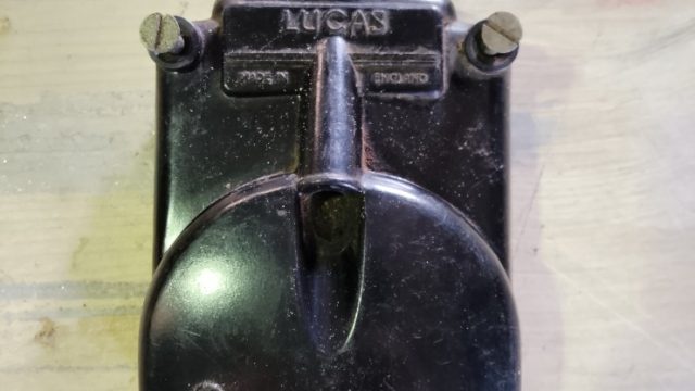 image of a second lucas magneto cover for single cylinder blaxland