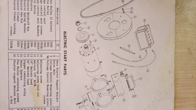 image of a Blaxland dyna start support bracket and clamps