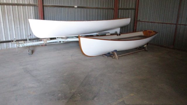 image of a new 16 foot fiberglass hull for sale